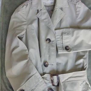 Michael Kors Trench Coat rain coat, size M.